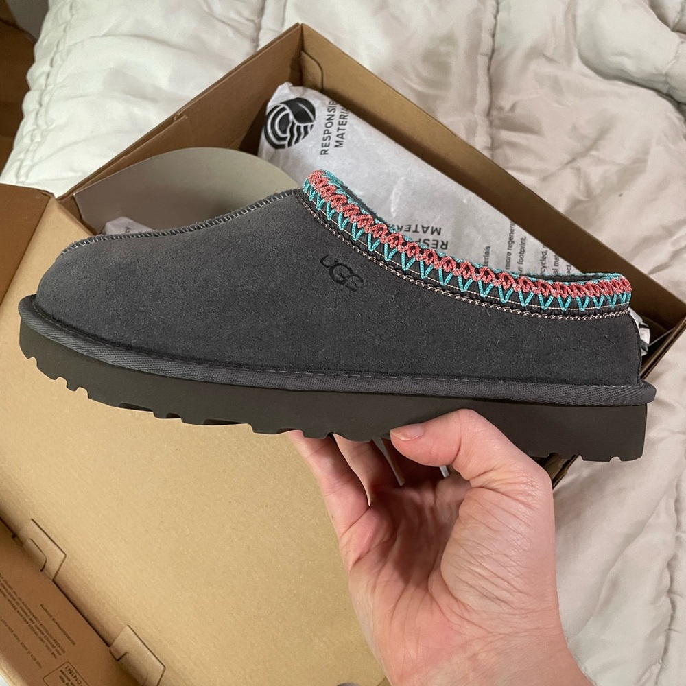 Brand New Authentic Dark Grey Tasman Uggs Sz. 7